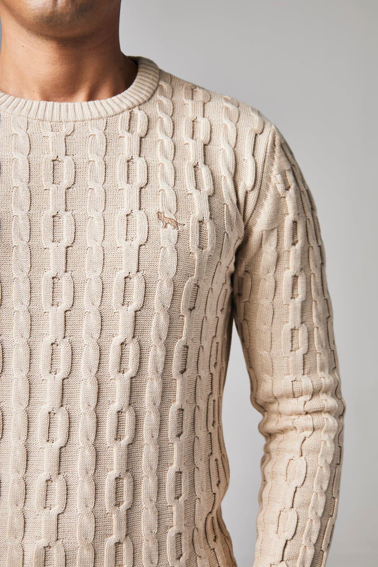 Suéter Cogua en hilado Turín trenzado – Hombre